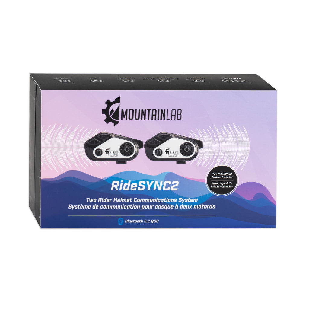 Mountain Lab RideSYNC2 Two Rider Helmet Communications System ...