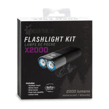 x2000 Lumen Flashlight Kit