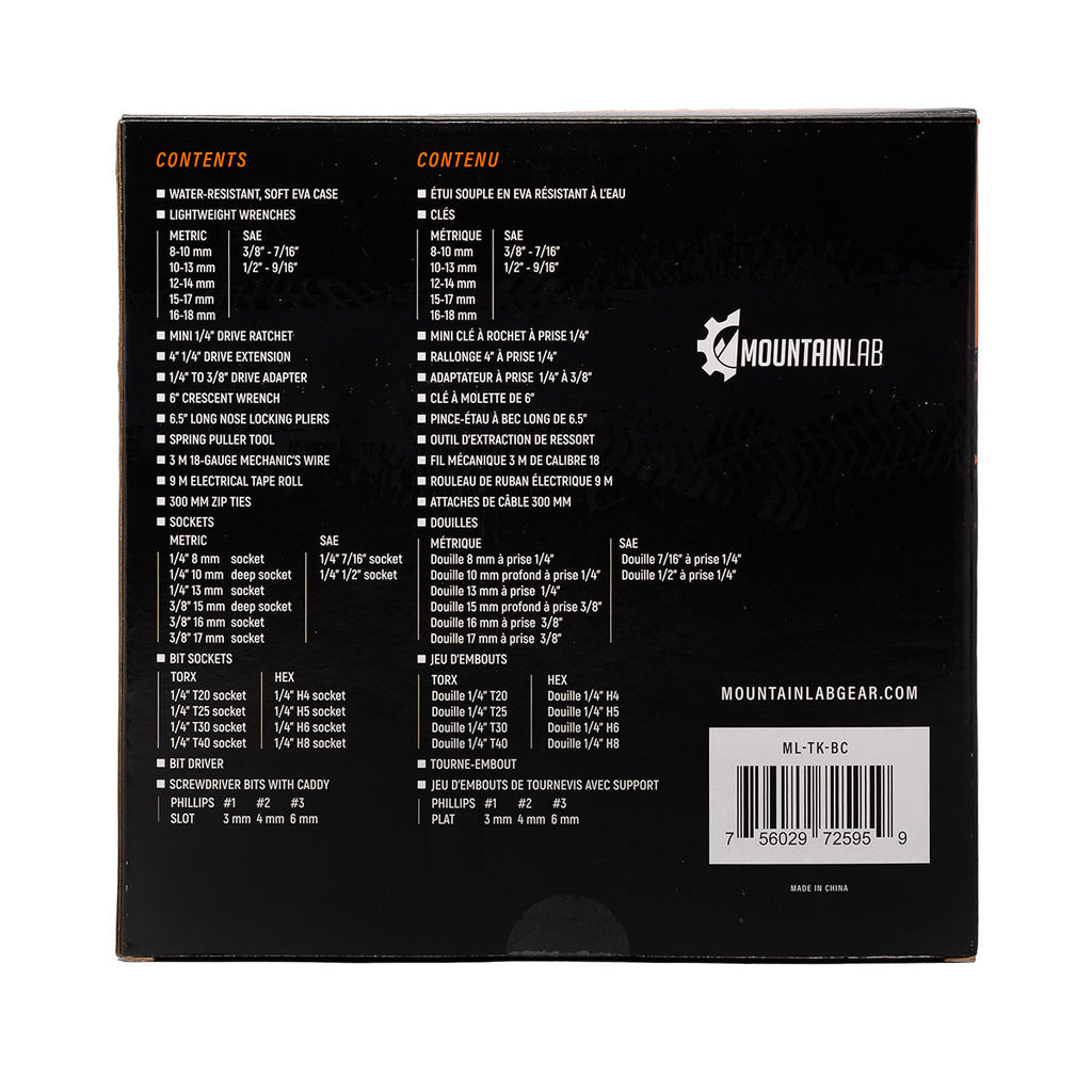 Mountain Lab Backcountry Tool Kit Mountain Lab USA