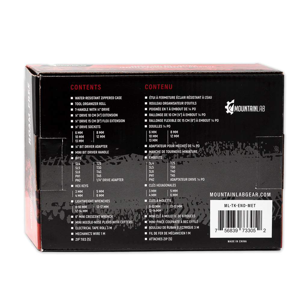 Mountain Lab Enduro Tool Kit Metric Dirt Bike Tool Kit Mountain Lab USA