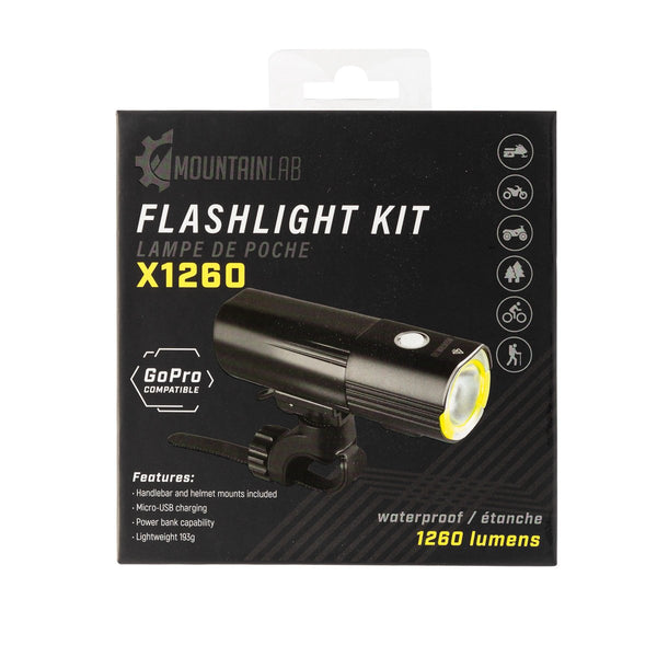 Mountain Lab x1260 Lumen Flashlight Kit Mountain Lab USA